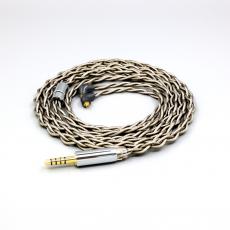 99% Pure Silver Inside + Graphene Silver Plated Litz Shield For Etymotic ER4SR ER4XR ER3XR ER3SE ER2XR ER2SE 4 core 1.8m