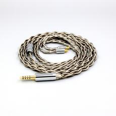 99% Pure Silver + Graphene Silver Plated Litz Shield Earphone Cable For ATH-CKR100 CKR90 CKS1100 CKR100IS CKS1100IS