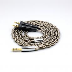 99% Pure Silver + Graphene Silver Plated Shield Earphone Cable For Sony MDR-Z1R MDR-Z7 MDR-Z7M2 With Screw To Fix 