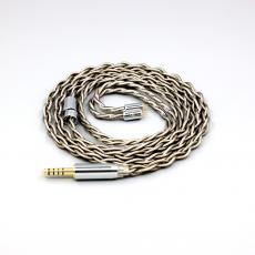 99% Pure Silver + Graphene Silver Plated Shield Earphone Cable For 0.78mm Flat Step JH Audio JH16 Pro JH11 Pro 5 6 7 BA