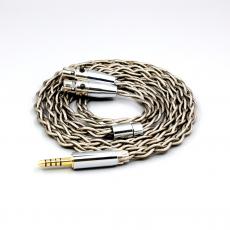 99% Pure Silver + Graphene Silver Plated Shield Earphone Cable For Audeze LCD-3 LCD-2 LCD-X LCD-XC LCD-4z LCD-MX4 LCD-GX