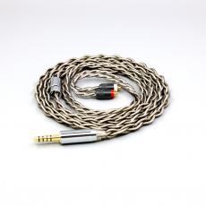 99% Pure Silver + Graphene Silver Plated Shield Earphone Cable For Sony IER-M7 IER-M9 IER-Z1R Headset 4 core 1.8mm