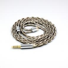 99% Pure Silver + Graphene Silver Plated Shield Earphone Cable For 0.78mm BA Westone W4r UM3X UM3RC JH13 High Step 