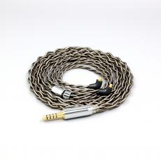 99% Pure Silver Palladium + Graphene Gold Shielding Earphone Cable For Etymotic ER4SR ER4XR ER3XR ER3SE ER2XR ER2SE 2