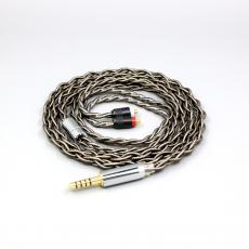 99% Pure Silver Palladium + Graphene Gold Earphone Shielding Cable For Sony IER-M7 IER-M9 IER-Z1R Headset 4 core