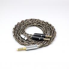 99% Pure Silver Palladium + Graphene Gold Earphone Cable For Focal Clear Elear Elex Elegia Stellia Dual 3.5mm headphone