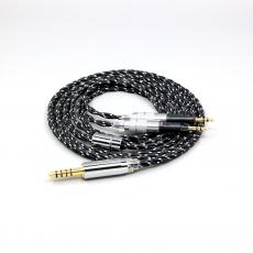 OCC Mixed OFC Twisting Nylon Earphone Cable For Audio-Technica ATH-R70X ATH-R70XA Headphone Headset