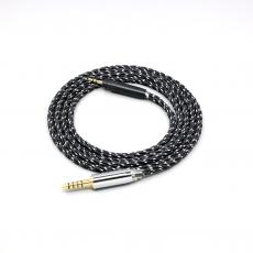OCC Mixed OFC Twisting Nylon Earphone Cable For Shure SRH440A SRH840A Headphone