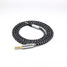 OCC Mixed OFC Twisting Nylon Earphone Cable For Shure SRH840 SRH940 SRH440 SRH750DJ Philips SHP9000 SHP8900 Headphone