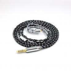 OCC Mixed OFC Twisting Nylon Earphone Cable For IEM 0.78mm Flat Step JH Audio JH16 Pro JH11 Pro 5 6 7 2pin