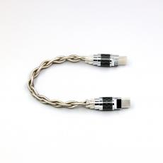 OTG USB-C Type C Male To Male 99% Pure Silver + Graphene Cable For ONIX Alpha XI1 mobilephone little tail decoder