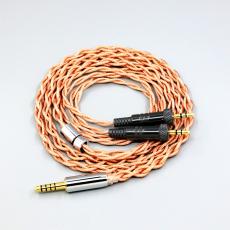 Graphene 7N OCC Shielding Coaxial Mixed Earphone Cable For Sony MDR-Z1R MDR-Z7 MDR-Z7M2 With Screw To Fix 4 core 1.8mm