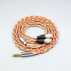 Graphene 7N OCC Shielding Coaxial Mixed Earphone Cable For Mr Speakers Alpha Dog Ether C Flow Mad Dog AEON 4 core 1.8mm