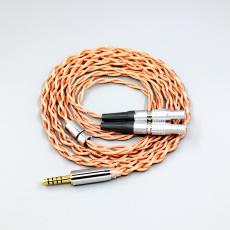 Graphene 7N OCC Shielding Coaxial Mixed Earphone Cable For Focal Utopia Fidelity Circumaural Headphone 4 core 1.8mm
