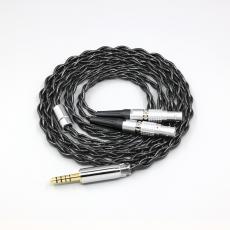 99% Pure Silver Palladium Graphene Floating Gold Cable For Focal Utopia Fidelity Circumaural Headphone