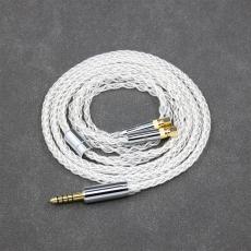 8 Core 99% 7n Pure Silver Palladium Earphone Cable For HiFiMan HE400 HE5 HE6 HE300 HE4 HE500 HE6 Headphone