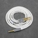6.5mm 4.4mm XLR 99% Pure Silver 8 Core Headphone Earphone Cable For Meze 99 Classics NEO NOIR Headset Headphone
