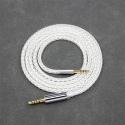 8 Core 99% 7n Pure Silver Palladium Earphone Cable For Denon AH-mm400 AH-mm300 mm200 Beats solo2 solo3
