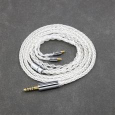 99% Pure Silver 8 Core Earphone Cable For Audio Technica ATH-CKR100 ATH-CKR90 CKS1100 CKR100IS CKS1100IS