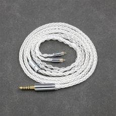 8 Core 99% 7n Pure Silver Palladium Earphone Cable For 0.78mm 2pin BA Westone W4r UM3X UM3RC JH13 High Step