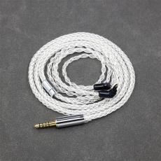 8 Core 99% 7n Pure Silver Palladium Earphone Cable For Sony MDR-EX1000 MDR-EX600 MDR-EX800 MDR-7550