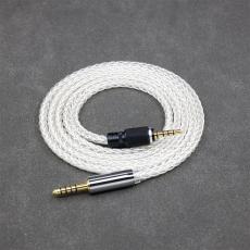 8 Core 99% 7n Pure Silver Palladium Earphone Cable For Sony MDR-M1 MDR-MV1 MDR-M1ST Headphones