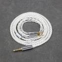 99% Pure Silver 8 Core Headphone Earphone Cable For Sennheiser HD700