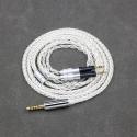 2.5mm 4.4mm 99% Pure Silver 8 Core Headphone Earphone Cable For Audio-Technica ATH-R70X ATH-R70XA headphone Earphone