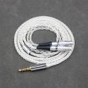 8 Core 99% 7n Pure Silver Palladium Earphone Cable For Focal Utopia Fidelity Circumaural Headphone