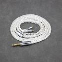 8 Core 99% 7n Pure Silver Palladium Earphone Cable For UE Live UE6Pro Lighting SUPERBAX IPX