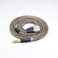 16 Core Grey Silver plated Earphone Cable For Mr Speakers Alpha Dog Ether C Flow Mad Dog AEON Headphone