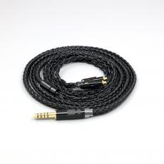 16 Core Black Braided Earphone Cable For Shure SRH1540 SRH1840 SRH1440 Headphone