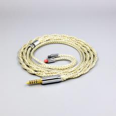 TypeS 23AWG Litz Shielding Silver OCC Earphone Cable for Audio-Technica ATH-IM50 IM70 IM01 IM02 IM03 IM04