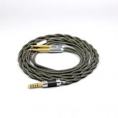 2 Core 2.8mm Litz OFC Earphone Shield Braided Sleeve Cable For Meze 99 meze99 Classics NEO NOIR Headset Headphone