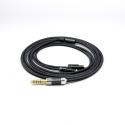 6.5mm XLR Super Soft Headphone Nylon OFC Cable For Shure SRH1540 SRH1840 SRH1440 Earphone headset