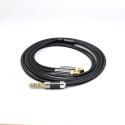 Super Soft Headphone Nylon OFC Cable For HiFiMan HE400 HE5 HE6 HE300 HE4 HE500 HE6 Earphone headset