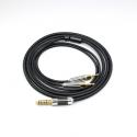 6.5mm XLR 4.4mm Super Soft Headphone Nylon OFC Cable For Sennheiser HD700 2.5mm pin Earphone headset