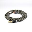 2 Core 2.8mm Litz OFC Earphone Shield Braided Sleeve Cable For Sony IER-M7 IER-M9 IER-Z1R Headset