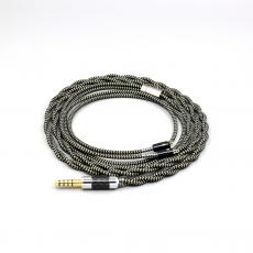 2 Core 2.8mm Litz OFC Earphone Braided Sleeve Cable For MoonDrop METEOR HARMON RAYS ILLUSTRIOUS Simgot Ea1000 EW200 EA50