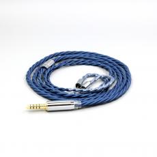 99% Pure Silver OCC Graphene Alloy Full Sleeved Earphone Cable For MoonDrop METEOR HARMON RAYS Simgot Ea1000 EW200 EA500