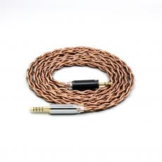 99% 24k Gold 7n Pure Silver Graphene Shield Earphone Cable For Focal HADENYS Open-back Headphone