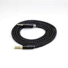 16 Core Black Braided Earphone Cable For Focal HADENYS Open-back Headphone
