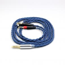 99% Pure Silver OCC Graphene Alloy Full Sleeved Earphone Cable For TAGO STUDIO TAKASAKI T3-01 Headphone