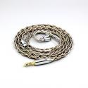 99% Pure Silver + Graphene Silver Plated Shield Earphone Cable For MoonDrop METEOR HARMON RAYS ILLUSTRIOUS Simgot Ea1000
