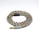 99% Pure Silver + Graphene Plated Shield Earphone Cable Focal HADENYS Open-back Headphone