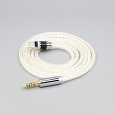 99% Pure Silver 8 Core Earphone Cable For Bowers & Wilkins B&W PX8 PX7 S2 S3 Pi8 Pi7 Headphone
