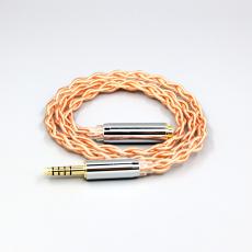 4 Core Litz HiFi-OFC Earphone Braided Cable For 4.4mm Male To 4.4mm Female 