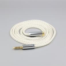 8 Core 99% 7n Pure Silver Palladium Earphone Headphone Cable For 4.4mm Male To 4.4mm Female