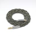 2 Core 2.8mm Litz OFC Earphone Shield Braided Sleeve Cable For 4.4mm Male To 4.4MM female Extension