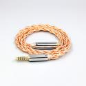 4 Core Litz HiFi-OFC Earphone Braided Cable For 4.4mm Male To 4.4mm Female 
